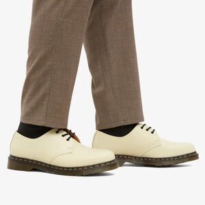 Dr. martens 1461 Cream Smooth Leather Lace Up Oxford Air-Cushioned W-9 M-8 EU41